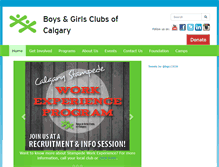 Tablet Screenshot of calgary.bgccan.com